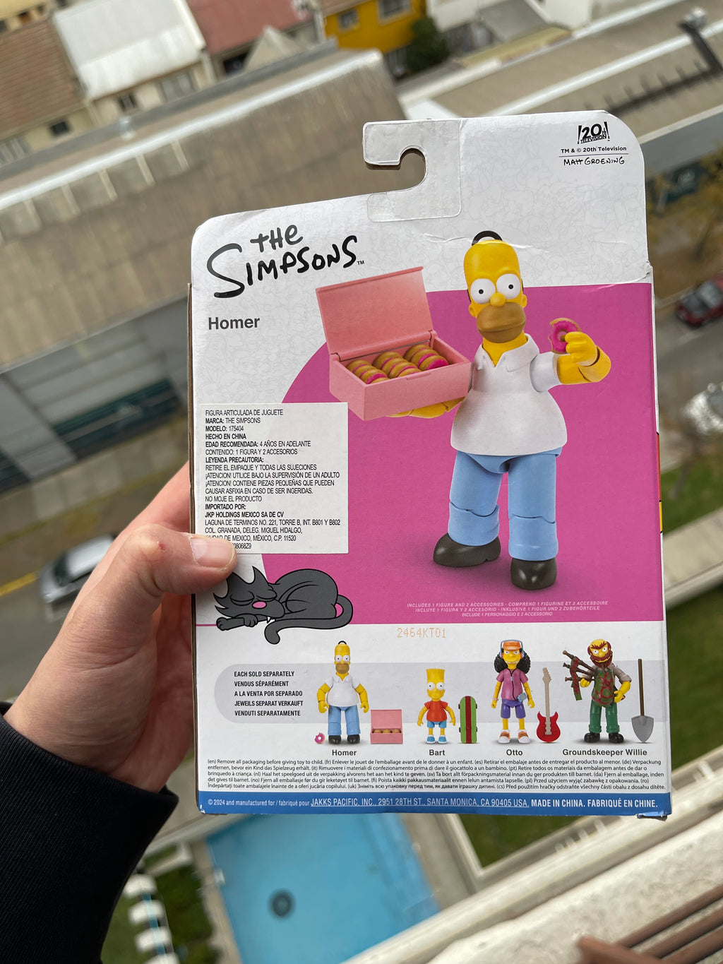 figura Homer Simpson – Jakks Pacific (versión 12 cm aprox.)
