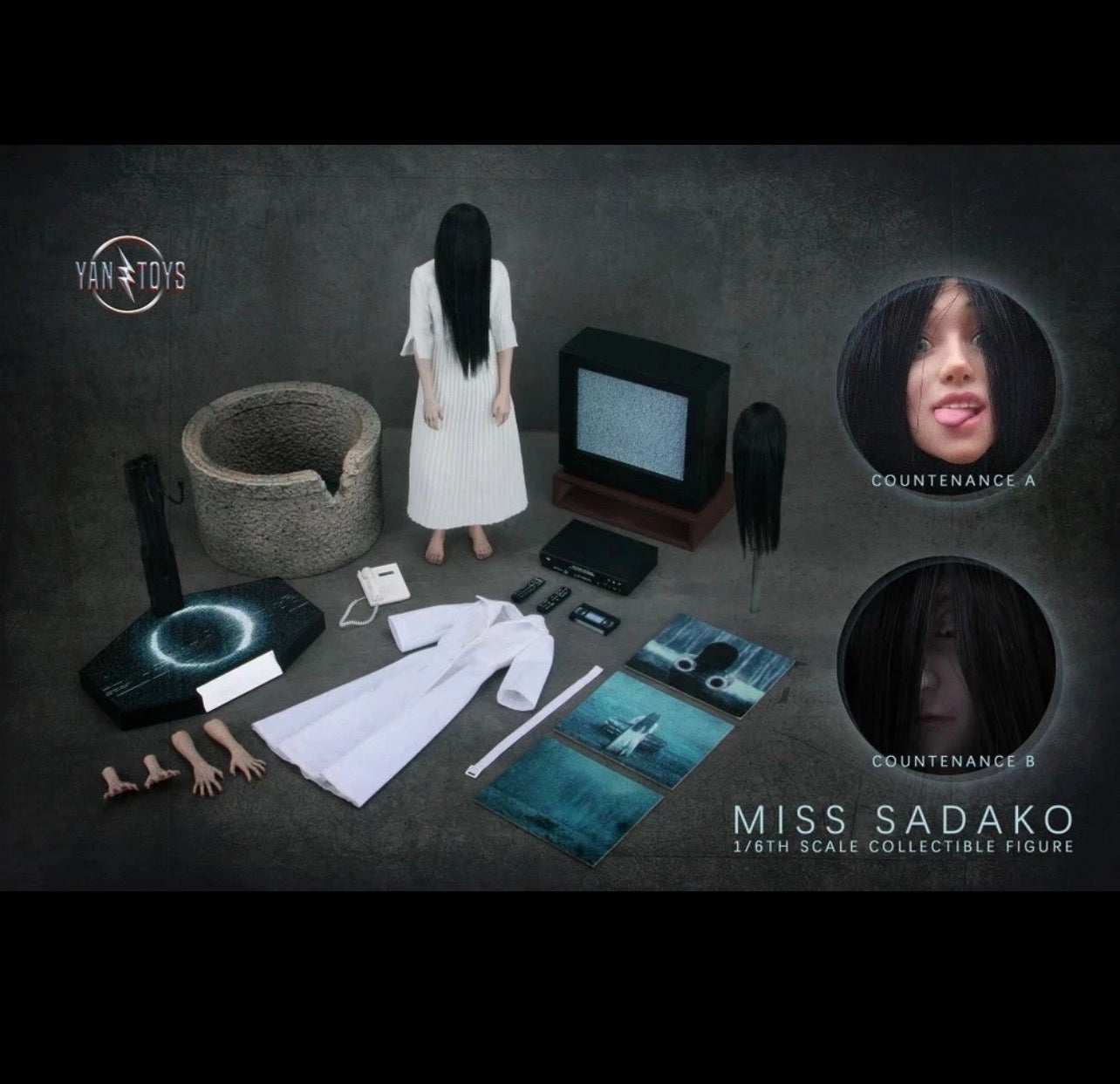 La figura Sadako Yamamura (Miss Sadako) escala 1/6 de YAN Toys EL ARO