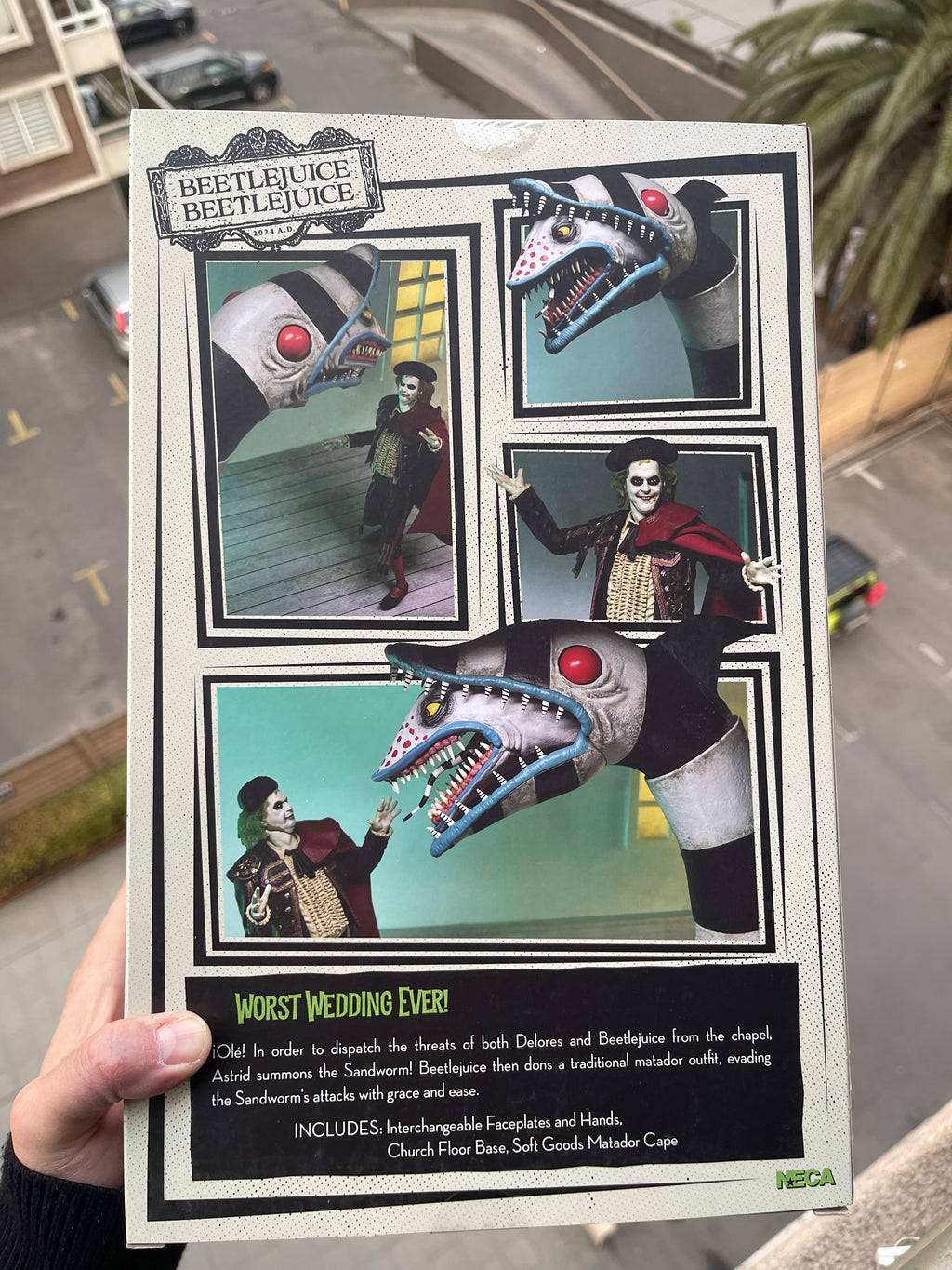 Figura Ultimate Matador Beetlejuice &amp; Sandworm de NECA (Beetlejuice Beetlejuice)