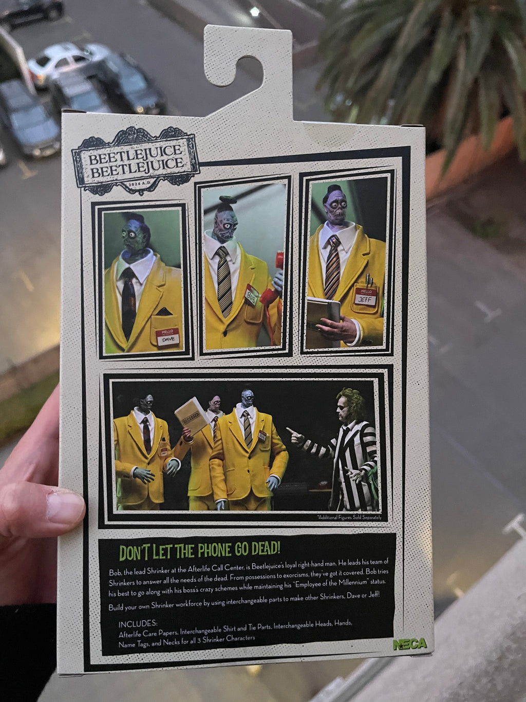 Figura Ultimate Bob Shrinker de NECA (Beetlejuice Beetlejuice)