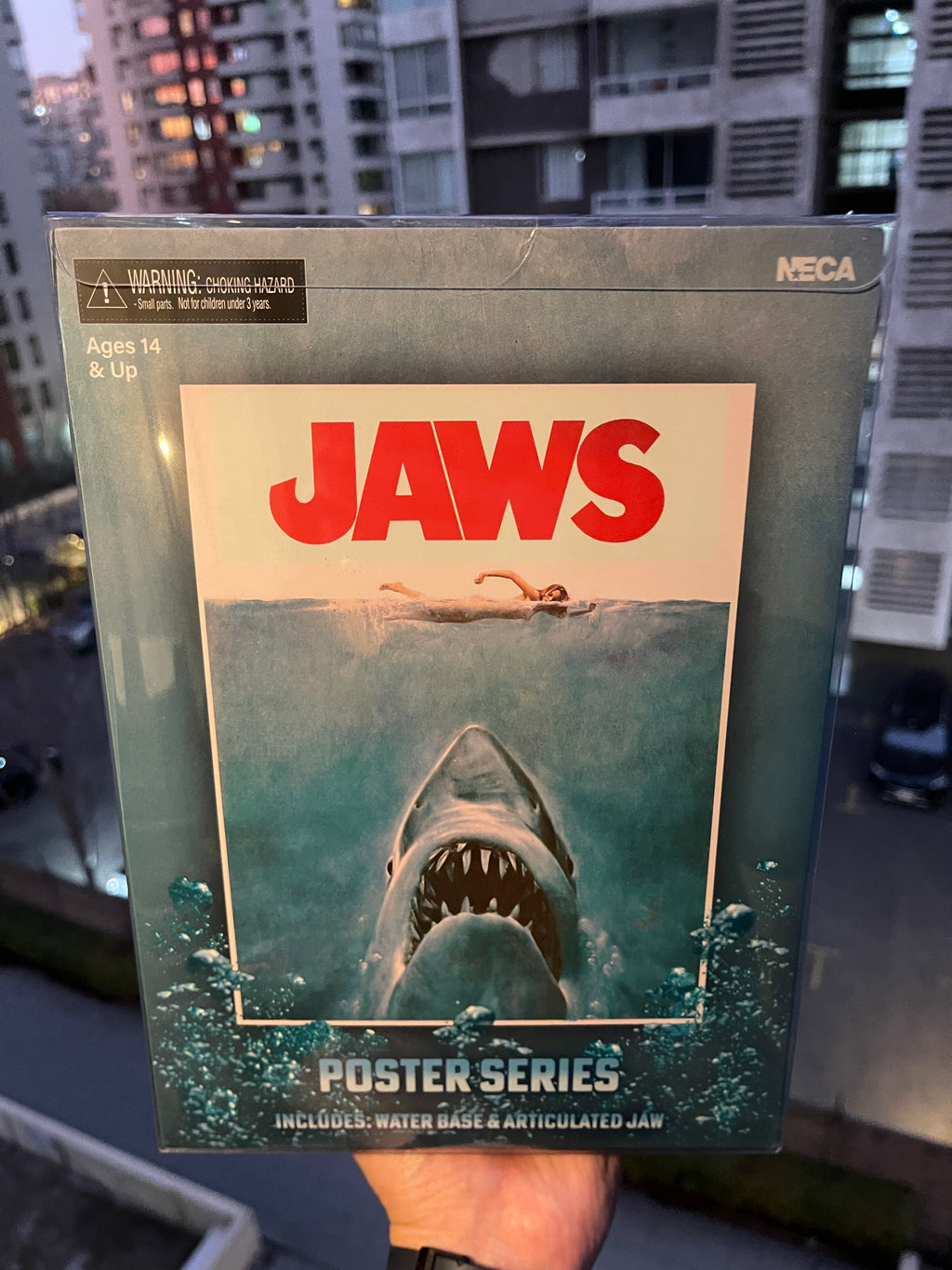 diorama NECA Jaws 50.º Aniversario Poster Series Display Piece