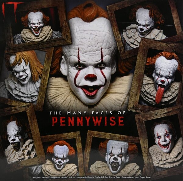 The Many Faces of Pennywise (caja 3D) Neca Ultimate