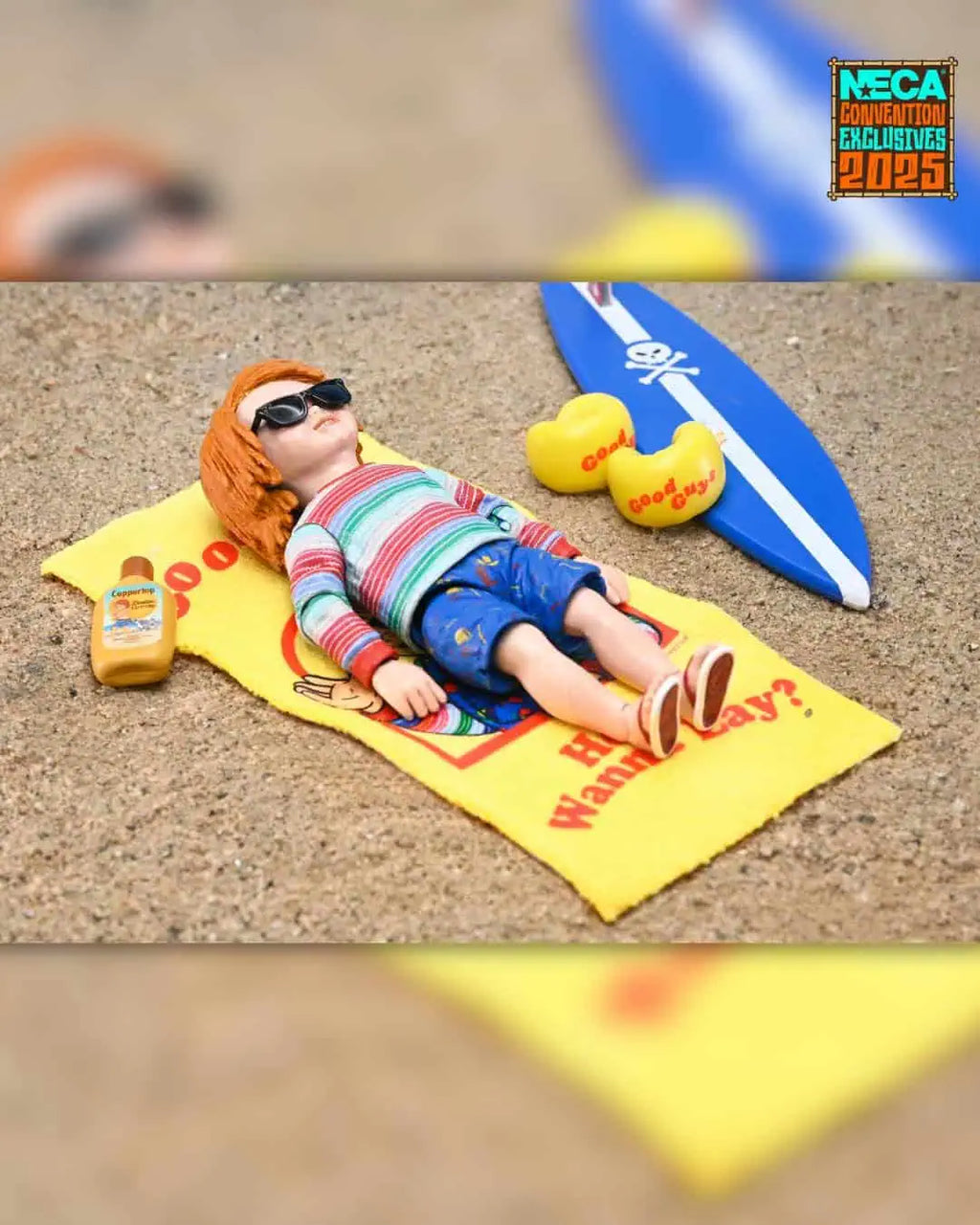 Chucky Surf'S Up Comic Con Exclusive Neca Ultimate