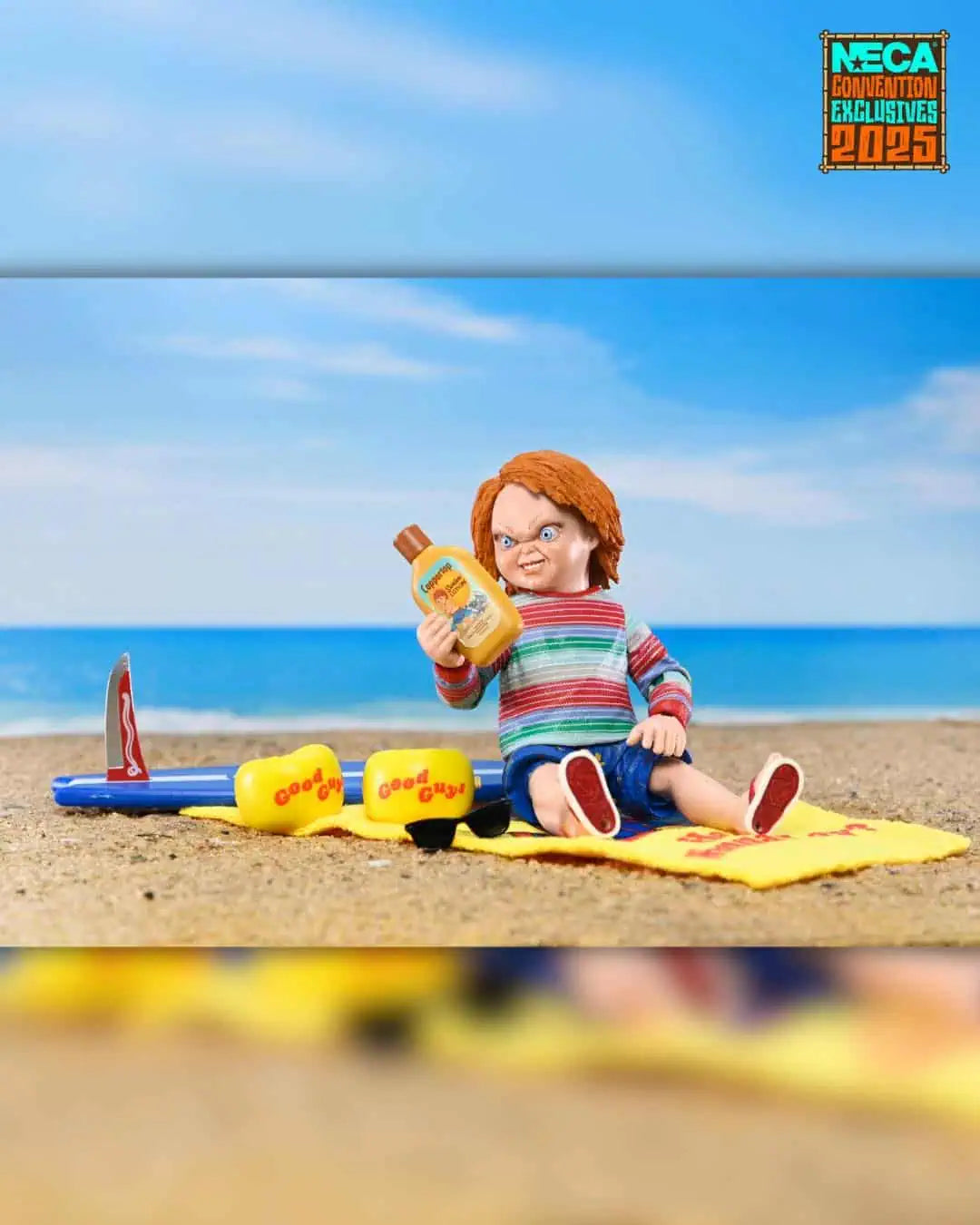 Chucky Surf'S Up Comic Con Exclusive Neca Ultimate