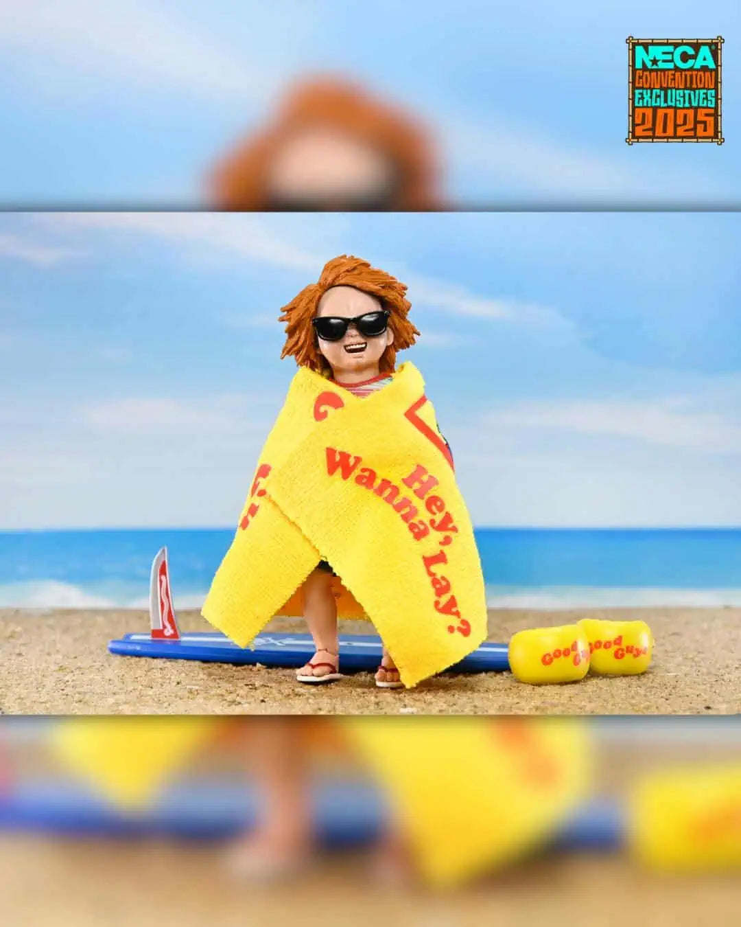 Chucky Surf'S Up Comic Con Exclusive Neca Ultimate