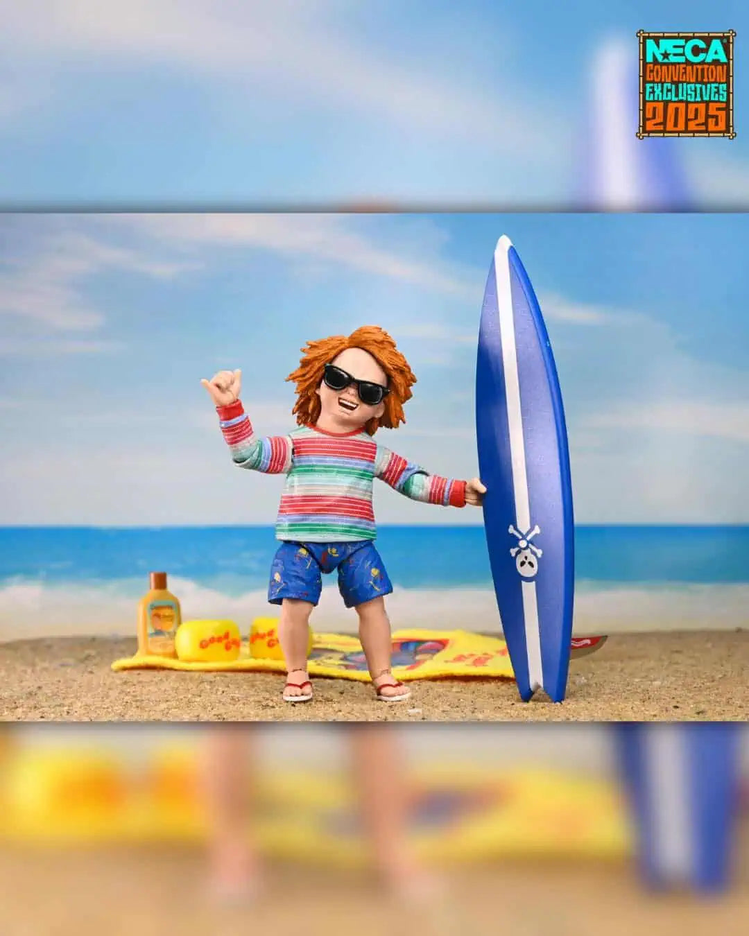 Chucky Surf'S Up Comic Con Exclusive Neca Ultimate