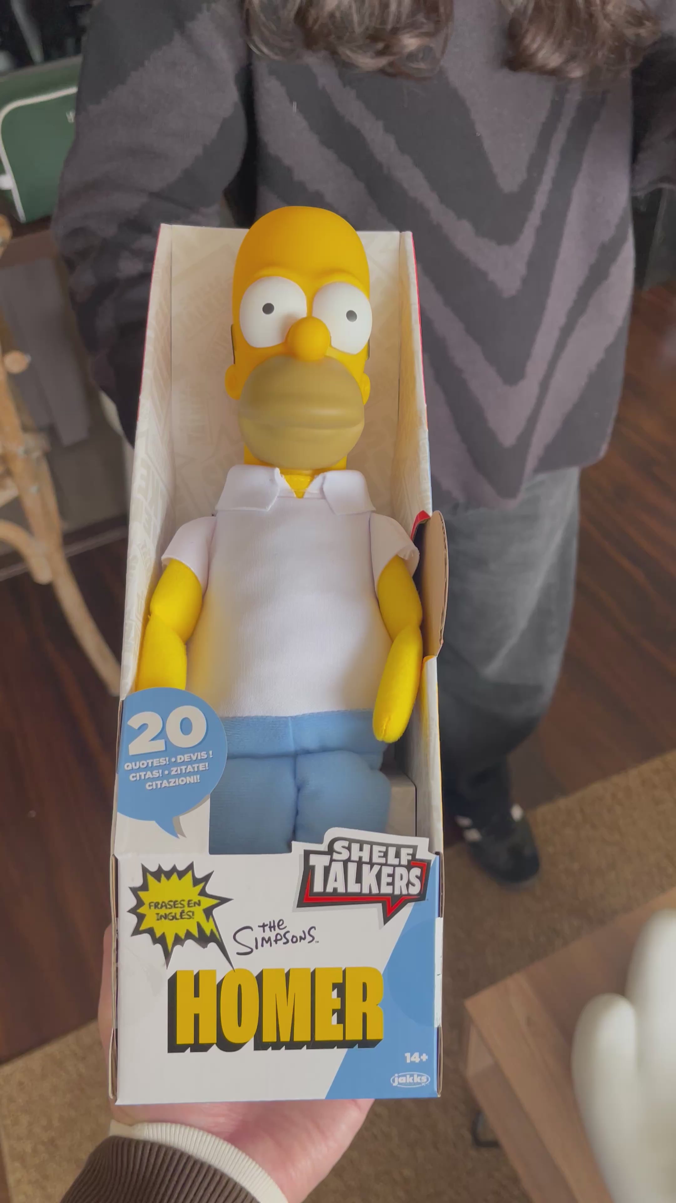 Homero Simpsons - Shelf Talkers 20 frases en inglés